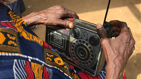 African Christian listens to Radio Ministry